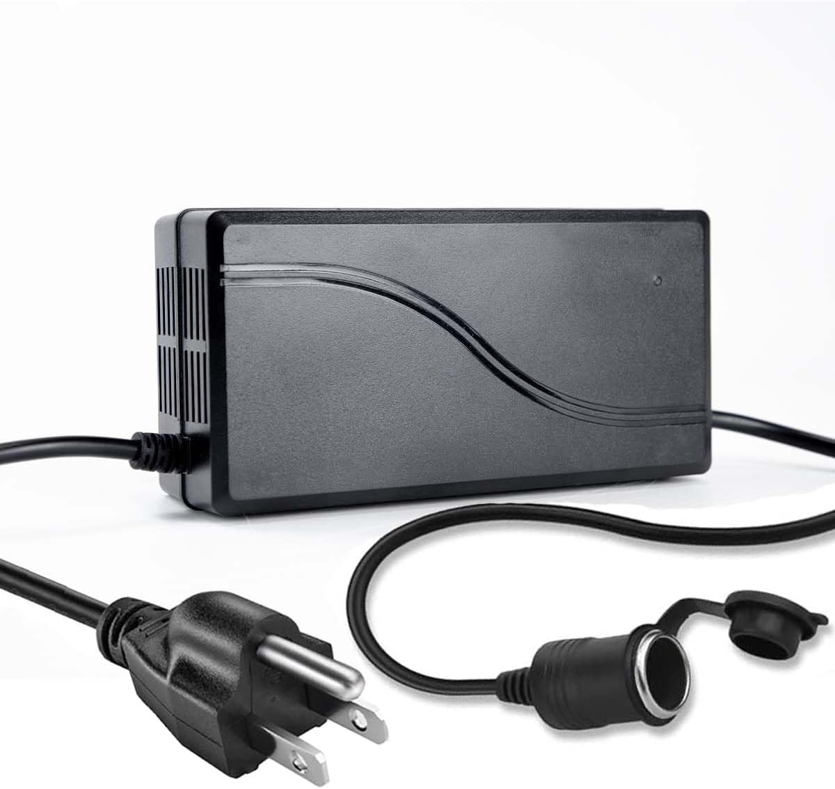 Aletbo 360W Ac to Dc Converter 110V to 12V, 30A AC to DC Adapter, Cigarette Lighter Adapter to Wall Plug for Car Refrigerator, Tire Inflator, Vacuum Cleaner, Iceless Cooler, 120V to 12V Converter