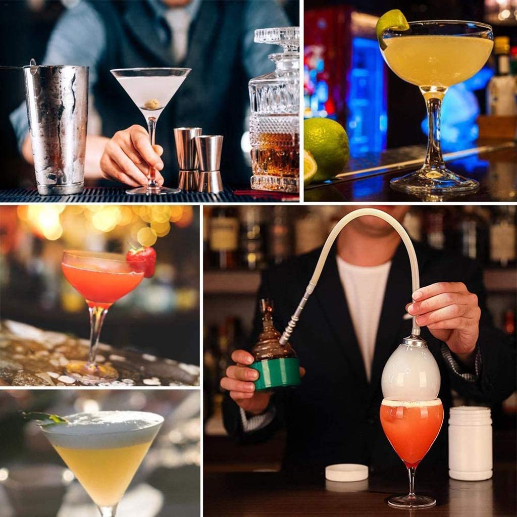 Pistola affumicare Bubble Water Spraye Fumatore di Cibo, Palmare Portatile Infusore di Fumo per Cocktail, Dentro Fuori per Bevande e Cibo Regalo di Accessori per Buongustai