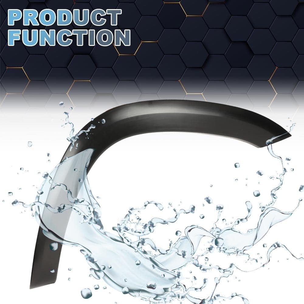 PIT66 Fender Flare, Compatible with 2006-2012 Toyota RAV4 (submodel: Base, Limited, Sport) Front Right #756120R901#TO1268104