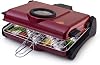 AKEL AB661 1200 W Bordo Elektrikli Izgara, Kokusuz ve Dumansız Mangal, Barbekü