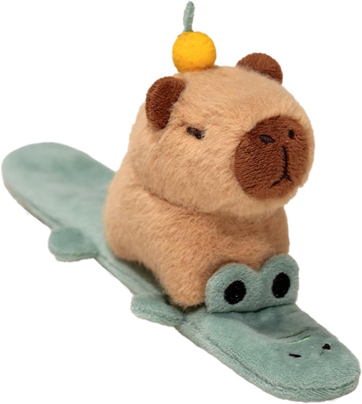Fashionable Lovely Capybaras Slap Bracelet with Wing Pull Designs and Fun Shaking Feature for Kids and Teens Wear
