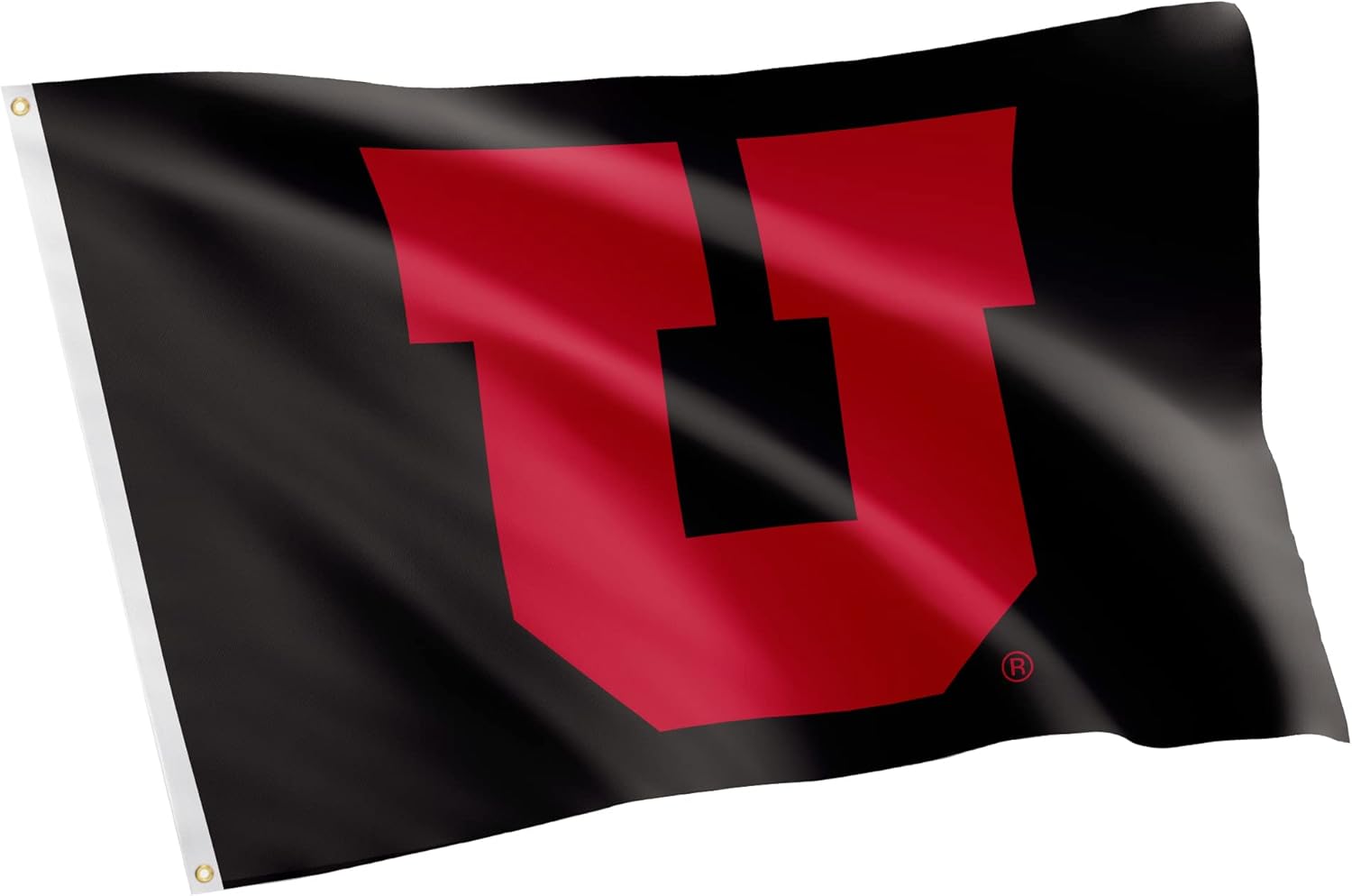 Desert Cactus University of Utah Flag - 3 x 5 Feet UT Utes Banner, Indoor/Outdoor Durable Fabric, 100% Polyester Design (Design M)