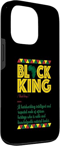 Miniatura 24 de iPhone 13 Pro Max Black King Black Pride African American Black History Case