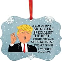 Vista 68 de Andaz Press Presidente Donald Trump Fancy Frame Recuerdo Adorno de Navidad, Regalo de broma de Técnico de Farmacia, 1 paquete, divertidas ideas
