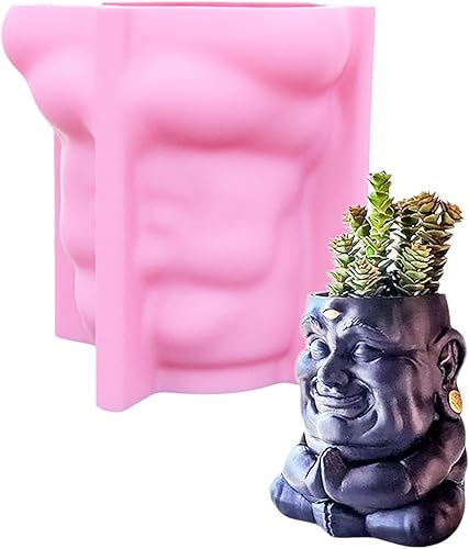 Molde de maceta para cemento, silicio, bricolaje, moldes para jarrones, plantas de hormigón, hechas a mano, herramienta de decoración del hogar,