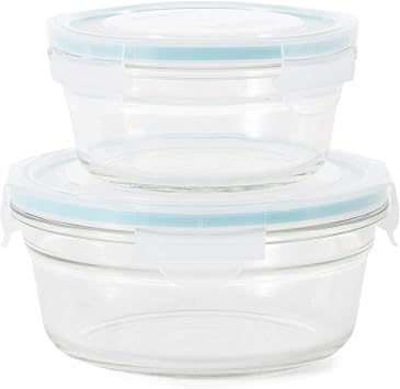 Glasslock Oven and Microwave Safe Glass Food Storage Containers 14 Piece Set