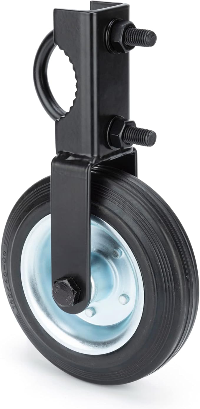 6-Inch Heavy Duty Gate Wheel With U-Shape Lock - 600lb Capacity For Sliding/Swing Gates