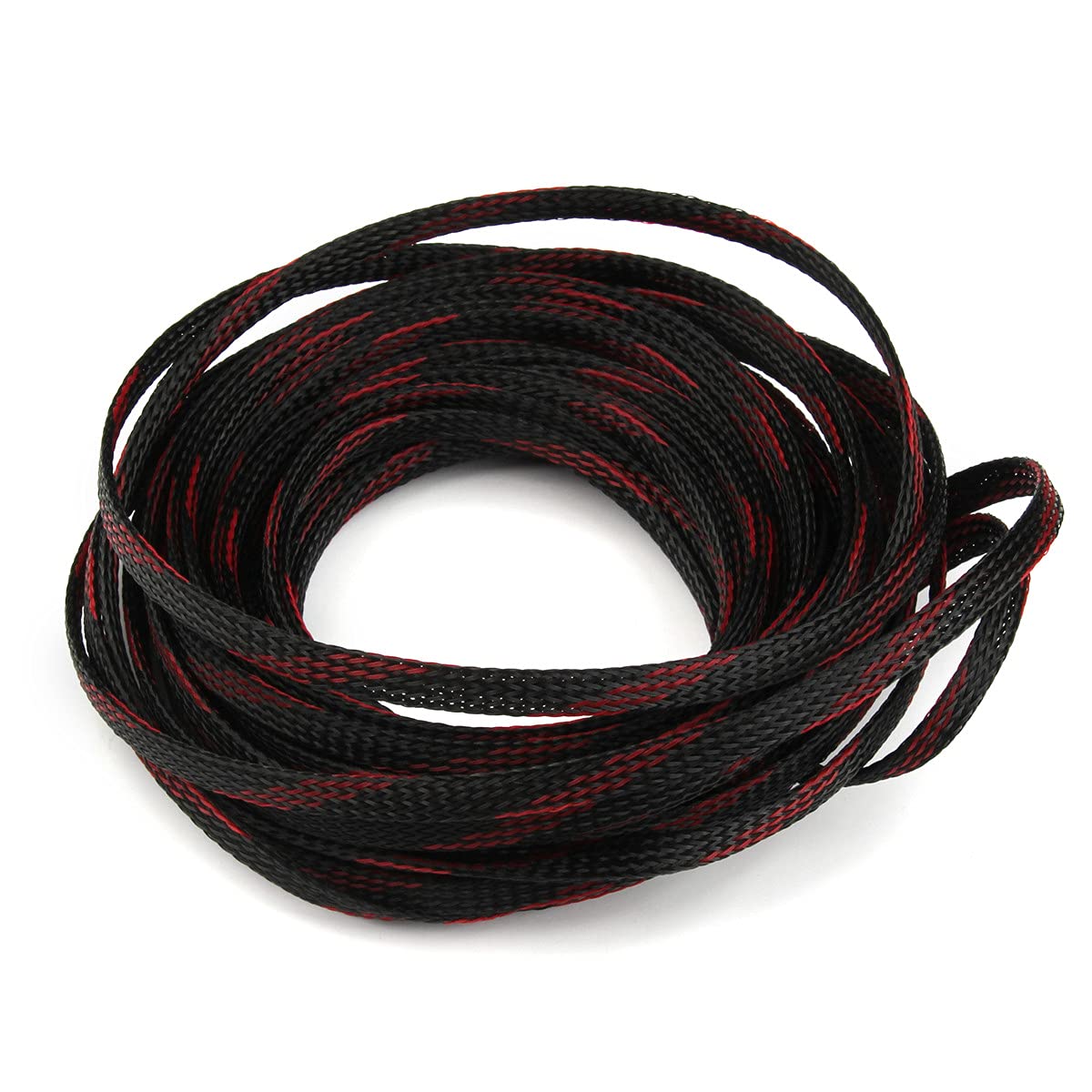 SCHWARZ 5 FT. - 100 FT. Erweiterbare Draht Kabel Hülse