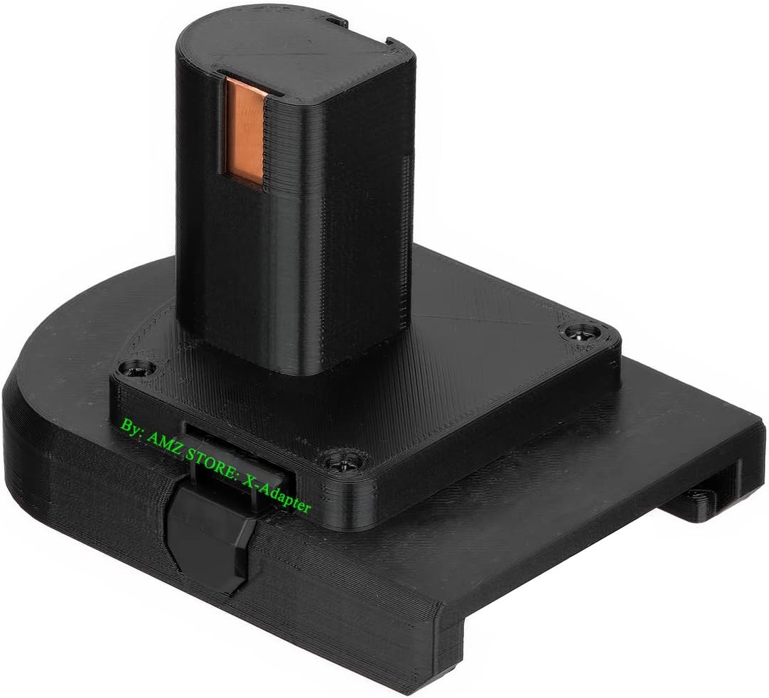 for Ryobi 18V Tools - Works on Bosch Professional Batteries (Not PBA All Battery) - Adapter Only, Black (BS-RY18)
