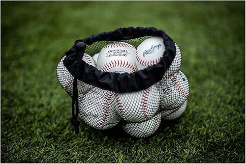 Miniatura 10 de Rawlings  Pelotas de béisbol de práctica de uso recreativo de la liga oficial  Juventud  Bolsa de 12  OLB3BAG12  12 unidades