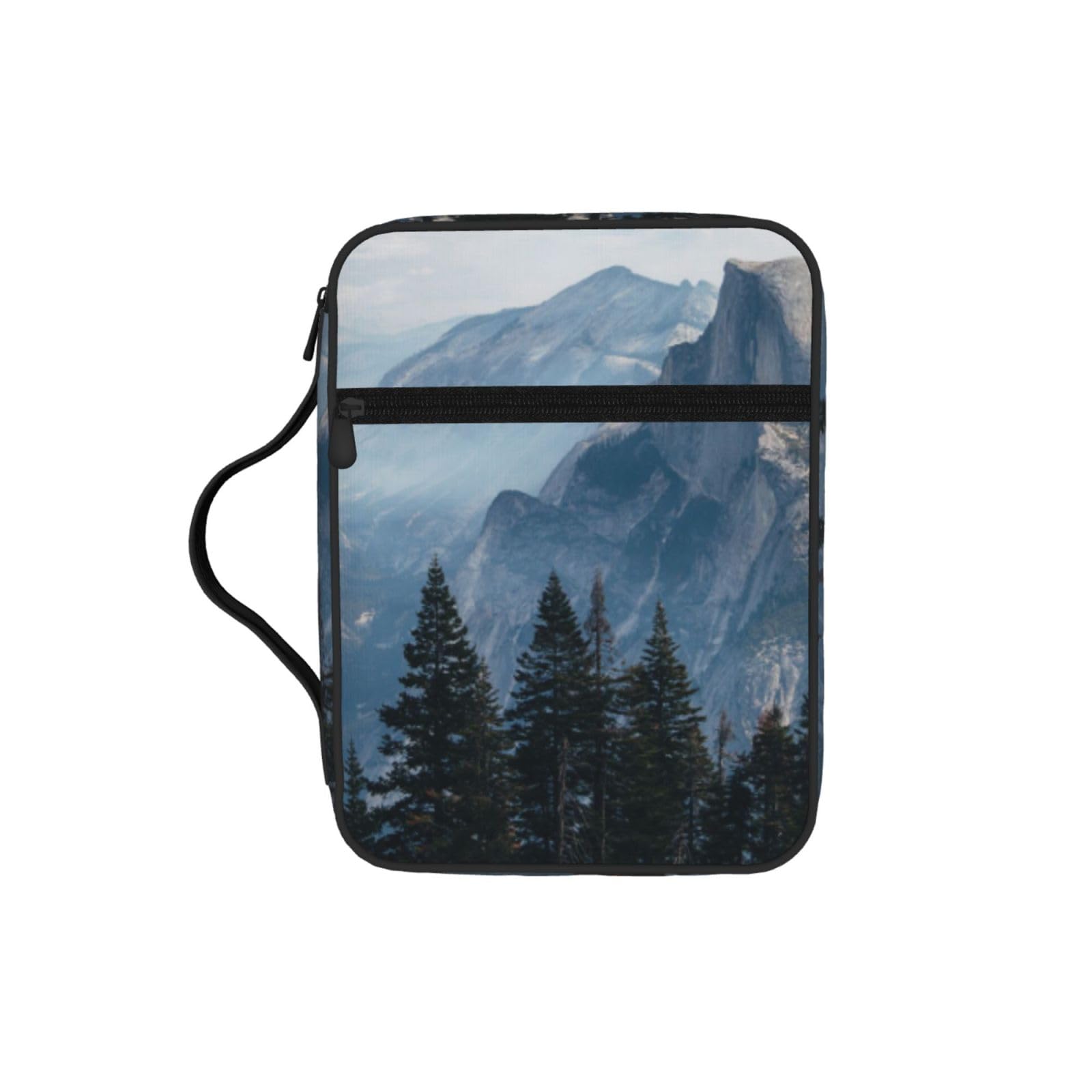 Canadian Smokey Mountain Cliff Bible Cover Case Waterproof Bible Bag With Handle Organizer Storage Book Cover For Bible Study