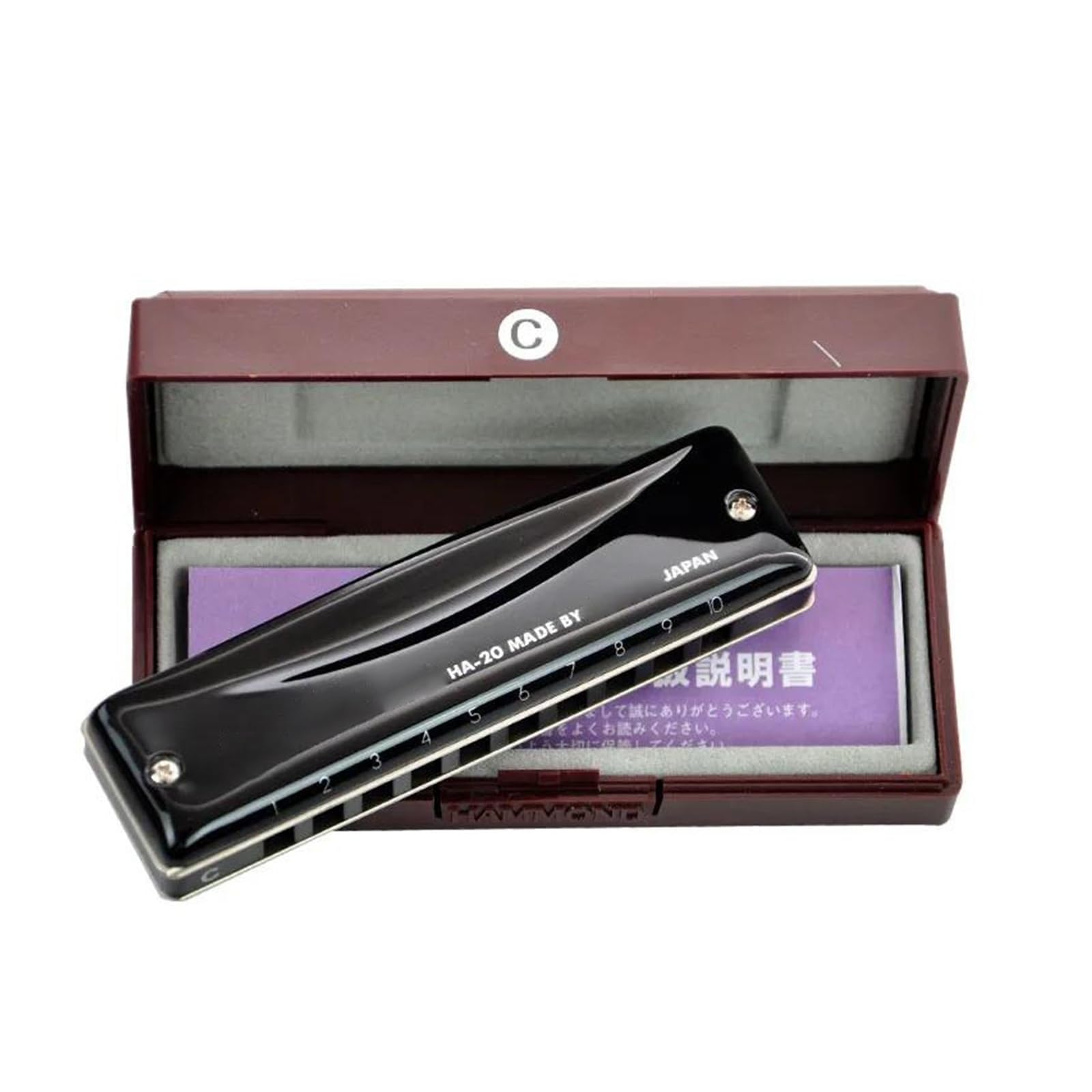 Profesjonalna harmonijka diatoniczna 10-otworowa Blues Harp Tonacja C(F)