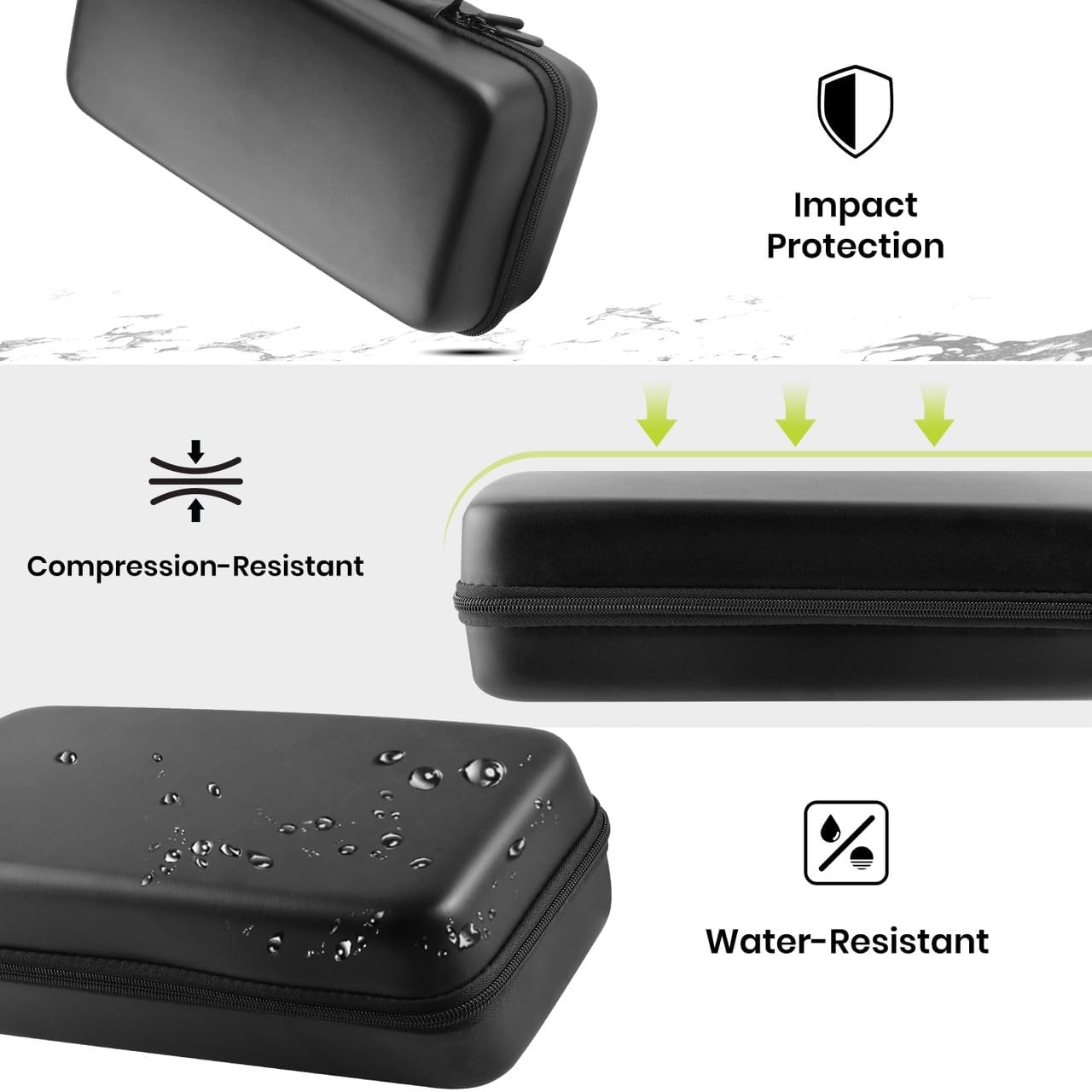 Head Case Designs Officially Licensed Rick and Morty Logo Graphics Hard Storage Travel Carry Case Compatible with Nintendo Switch