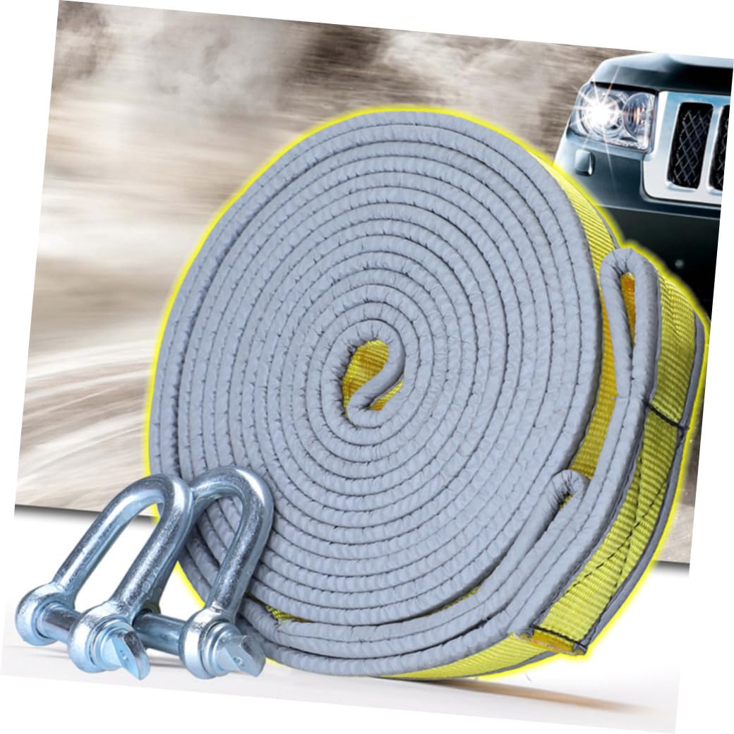 SOLUSTRE 1 Satz Robustem Abschleppseil Nylon mit Haken für Sicheres Abschleppen Notfällen für Autos und Anhänger