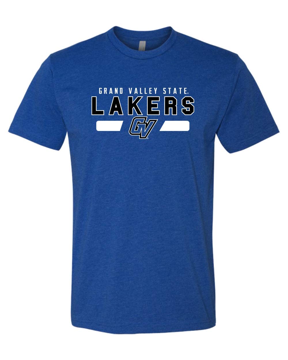 CreateMyTee| Premium Grand Valley State Lakers GV Two Colors T-Shirt GVSU Lakers Logo Mens/Womens T-Shirt