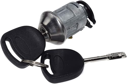 Interruptor de bloqueo de cilindro de encendido Kit de reparación de dirección de cilindro 2 llaves para Ford Transit Escort Fiesta Scorpio 1022184