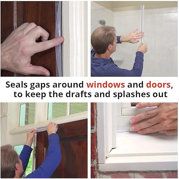 Alien Draft Seal Weather Stripping Door Seal – Longer 64ft (3 Rolls) Silicone Door Bottom Draft Stopper Tape by ALIEN TAPE - Image 4