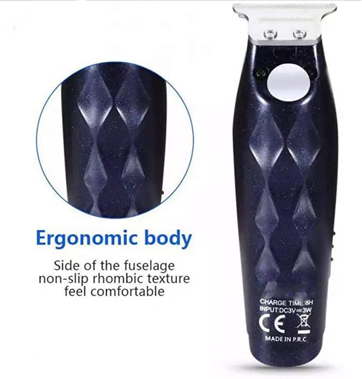 Ergonomic body design of the VGR V-212 Hair Clipper