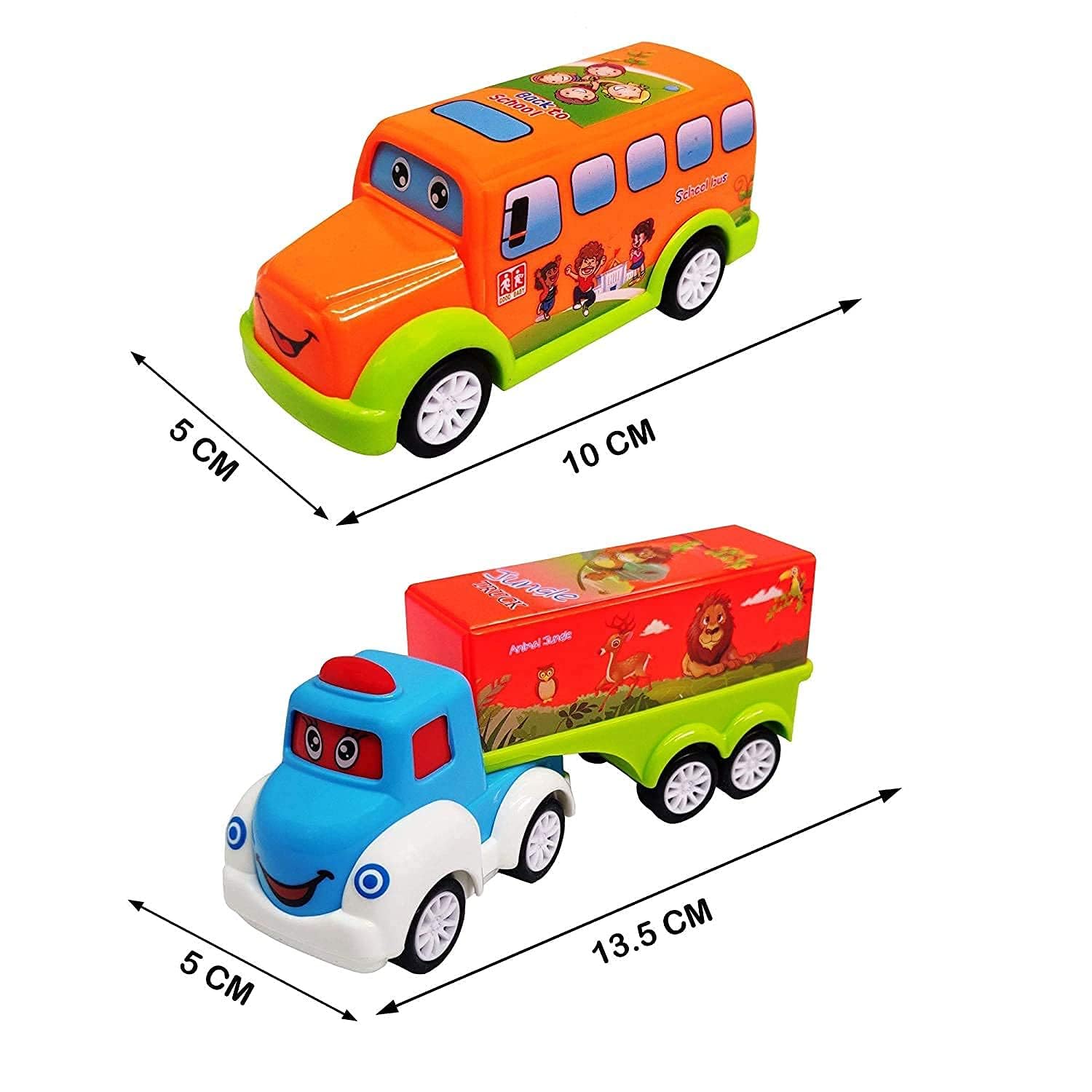 MiniExplorer Unbreakable Pull Back Vehicles| Push and Go Crawling Toy for Kids & Children, Power Friction Cars for 3+ Years Old Boys|Girls - Set of 7,Multicolor — Amazon image 6