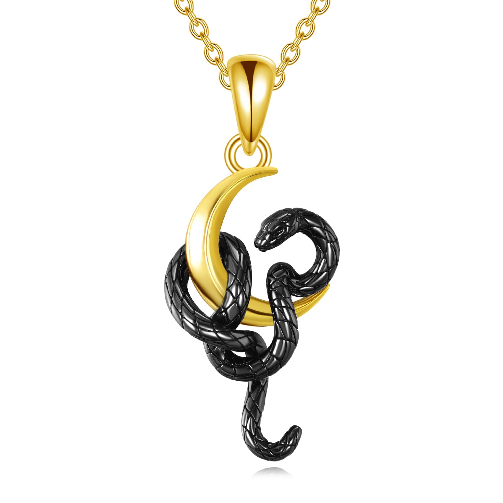Collar de serpiente hipoalergénico en plata 925 para mujer 7