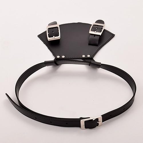 Miniatura 52 de BLESSUME Cinturón medieval de caballero con espada rana funda de estoque, soporte de vaina de estoque, 1 unidad Negro 6