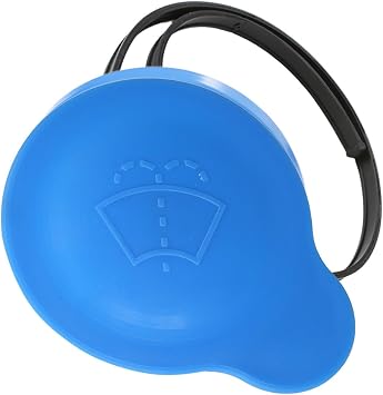 Windscreen Washer Fluid Cap 28913JD00A for Nissan Qashqai Teana | for Nissan Models, Replaces 28913JD00A, Durable ABS Plastic, Secure Fit Design, Easy Installation, Blue Washer Reservoir Cap