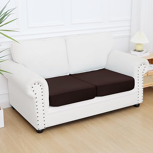 Miniatura 225 de Smiry Fundas de cojín de sofá con estampado, fundas de sofá elásticas y suaves para sofá, funda de sofá antideslizante lavable protector de muebles
