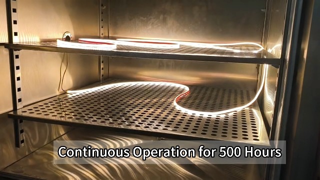 Image of SuperlightingLED 24V 2700K Warm White Sauna Lights High Temperature LED Strip IP68 Waterproof, 5m /16.4ft 600 LEDs Flex Cuttable Rope Lights for Sauna, Bathroom, and Shower Niche (2700K Warm White)