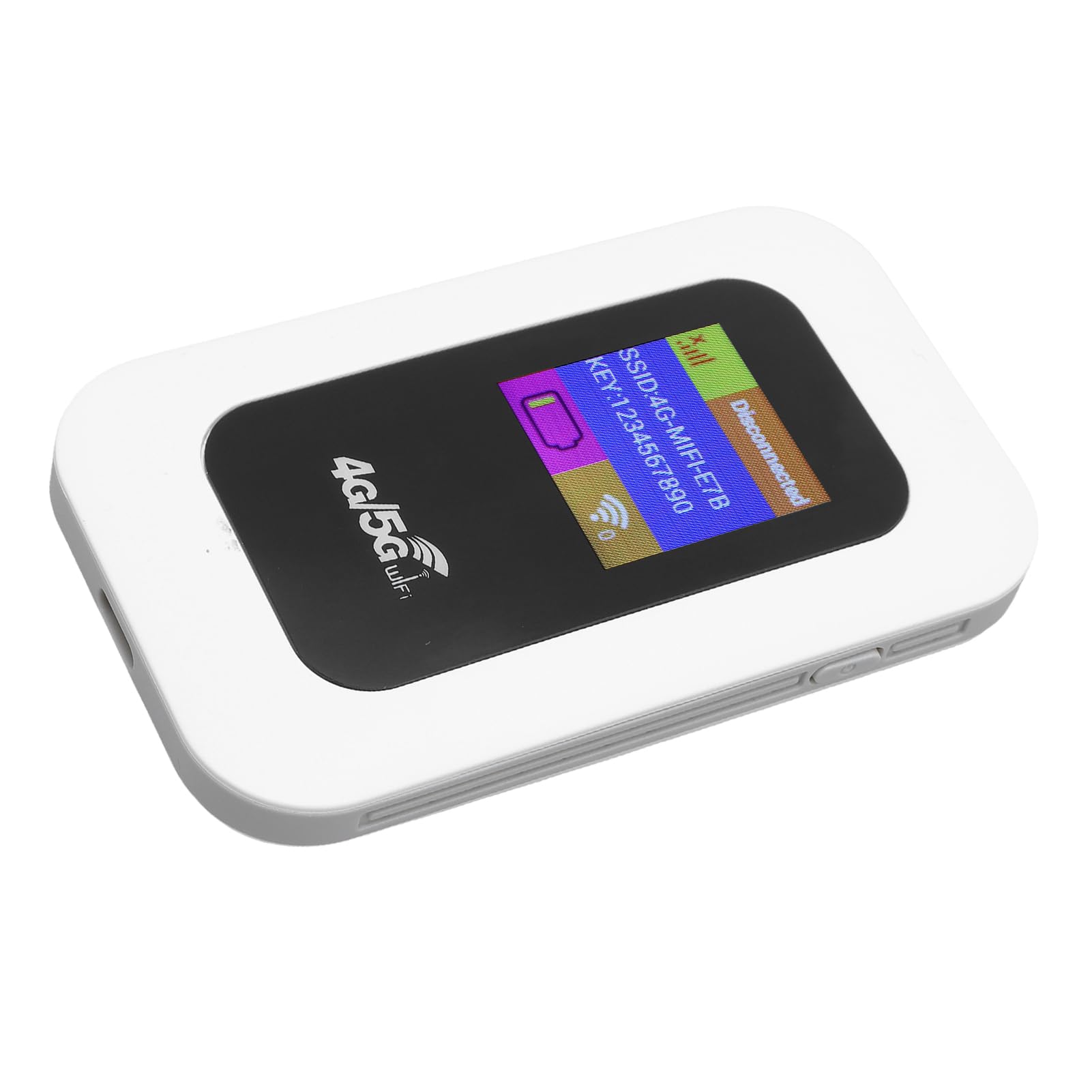 Haofy Przenośny Router Wi-Fi o Dużej Szybkości 300 Mb/s, Kieszonkowe Urządzenie Sieci Bezprzewodowej 4G do Podróżowania na Kempingu, Długi Czas Pracy Baterii