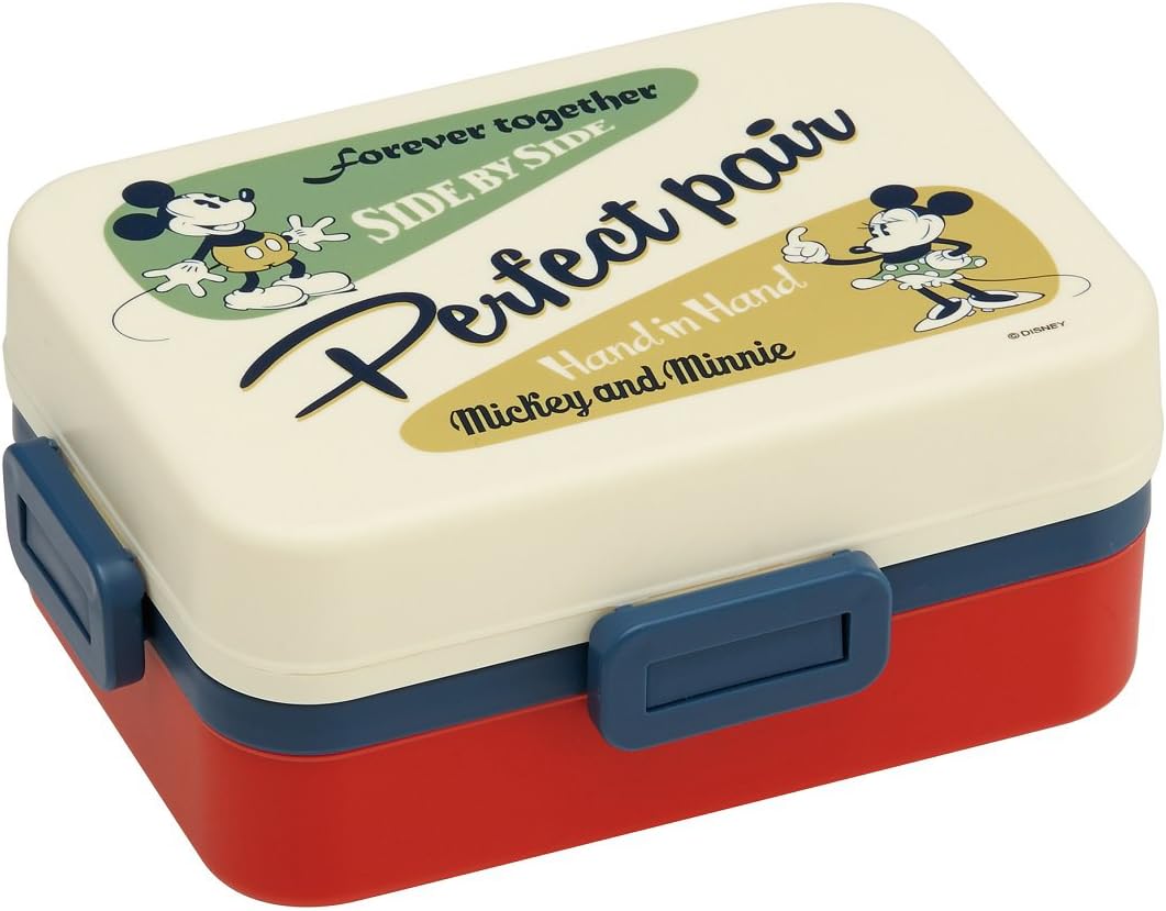 Amazon スケーター 4点ロック 保冷 ランチボックス 580ml 弁当箱 ミッキーマウス ミニーマウス バッジコレクション ディズニー Hzfl6 弁当箱 オンライン通販