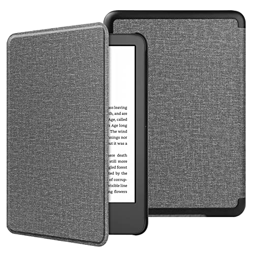 VOVIPO Funda Protectora Slimshell para el Nuevo Kindle 6 Pulgadas (versión 2023 de 11.ª generación), no es Compatible con Kindle Paperwhite y Kindle 2019-Grey