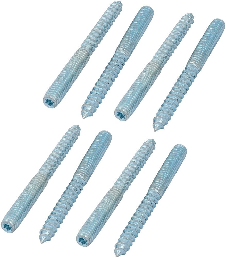 M6x60mm Carbon Home Hardware Steel Zinc Plated Torx Head Self-Tapping Hanger Bolt 8pcs Model:46as303qo588