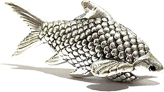 DHRUVS COLLECTION 999 Oxidized Silver Fish, Chandi ki Machli for Astrological, Lal Kitab Remedy, Vastu, Pooja, Housewarmin... Price In India