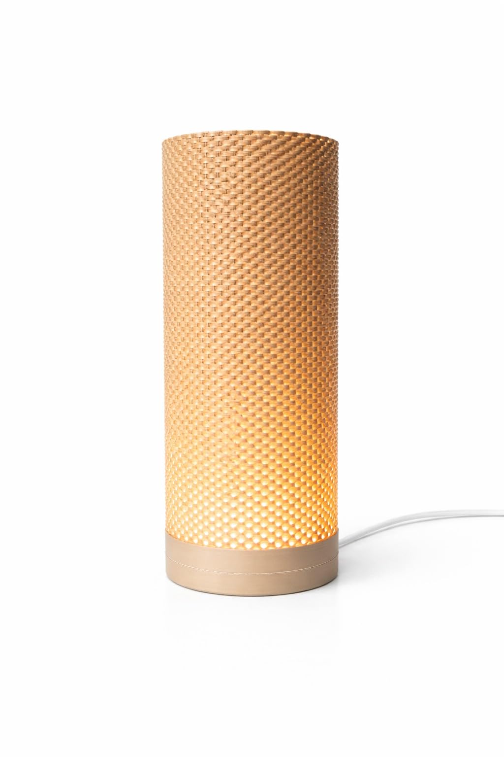 TEKNOSPACEWORLD Modern Ambient Table Lamp – USB Powered LED Bedside Light for Bedroom, Gaming Setup, Desk & Home Decor