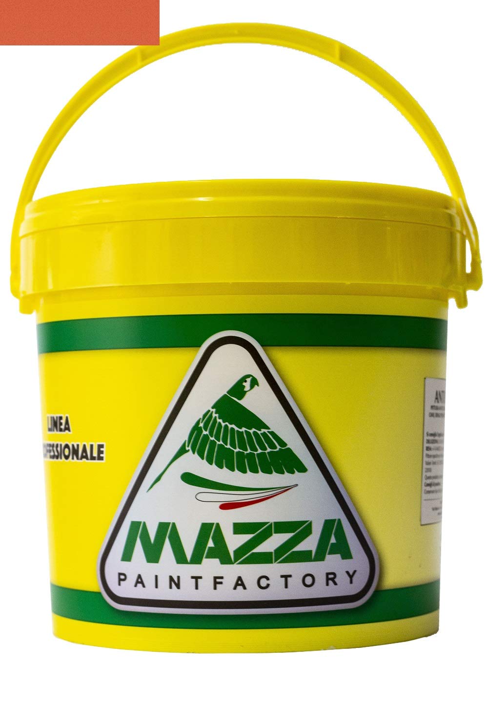 MAZZA Pittura Al Quarzo Per Muri Interni Ed Esterni Lt 5 Ad Alto Potere Coprente Colorificio (Arancione Mz1137)