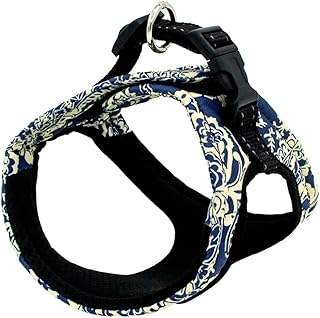 Pet Dog Harness for Chihuahua Pug Small Medium Dogs Printed Puppy Cat Walking Harnesses Vest Pet Products (D, XS-Chest 11.81
