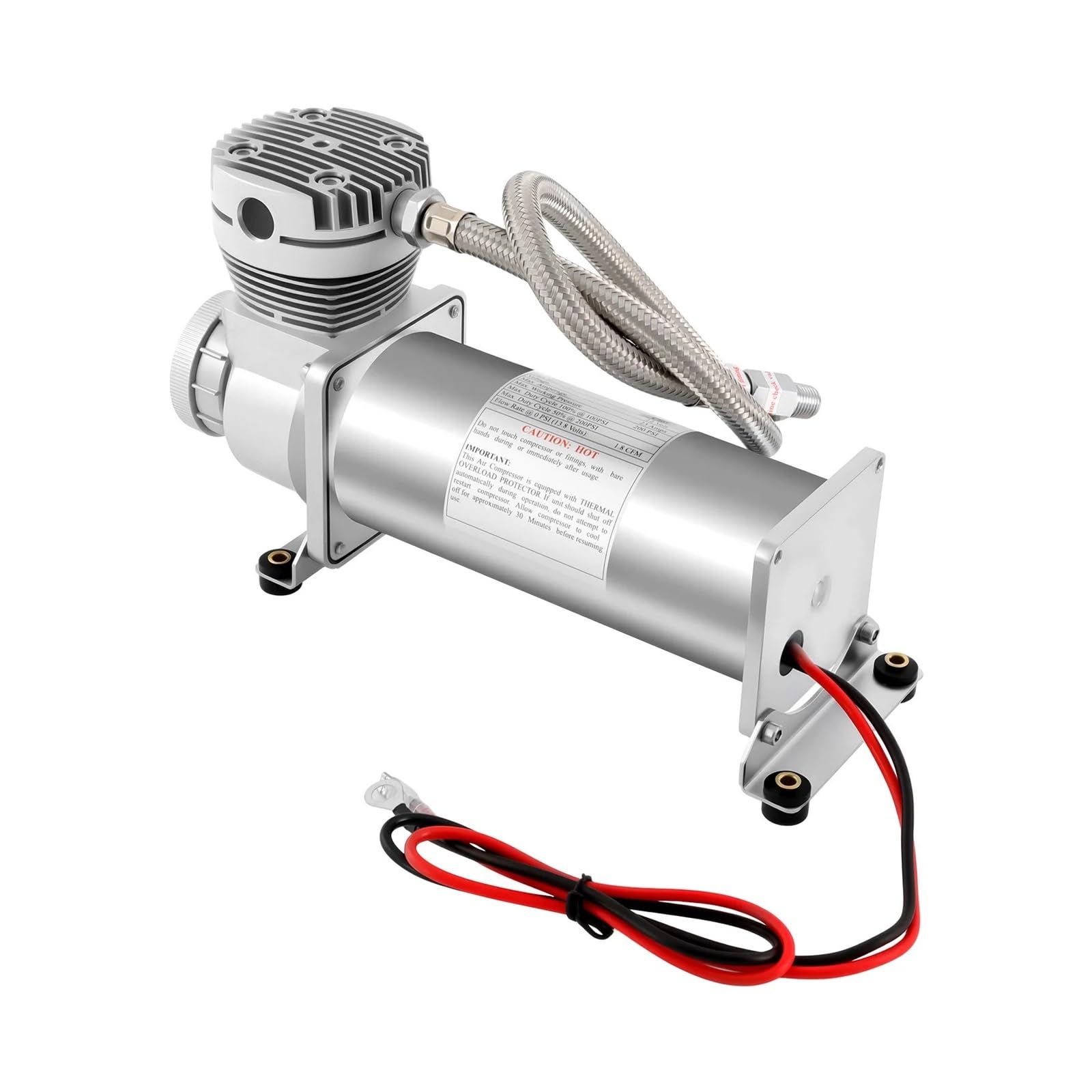 Kompresor powietrza 12 V, przenośna pompa powietrza 200 PSI do opon samochodowych, zawieszenia pneumatycznego i pojazdów terenowych
