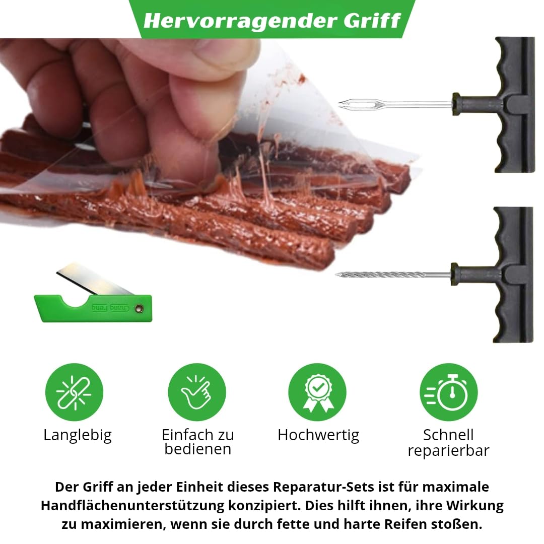 VonLux Autoreifen-Reparatur-Set – 42-teiliges Reifen-Reparatur-Set