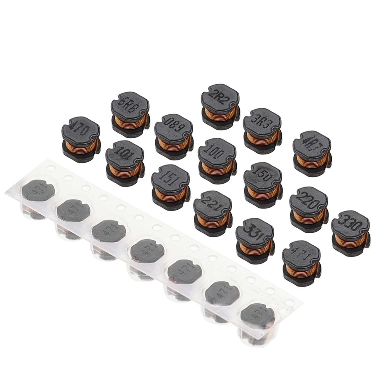 10 sztuk CD54 Power Inductor 2.2/3.3/4.7/6.8/10/15/22/47/100/150/220/330/470UH SMD Indukcyjność rdzenia miedzi (680UH(681))