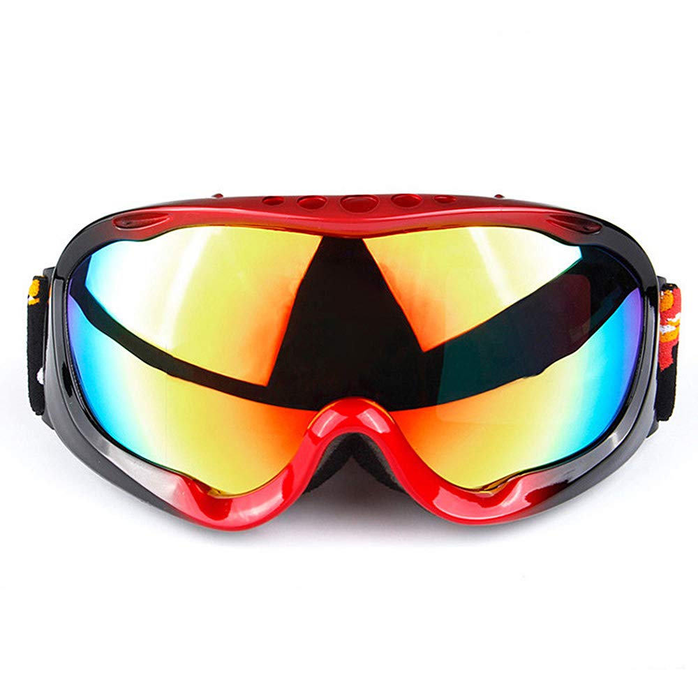 Occhiali da sci H005, occhiali da neve sferici anti-appannamento UV400, telaio in TPU per sci e snowboard, supporto OEM B2B