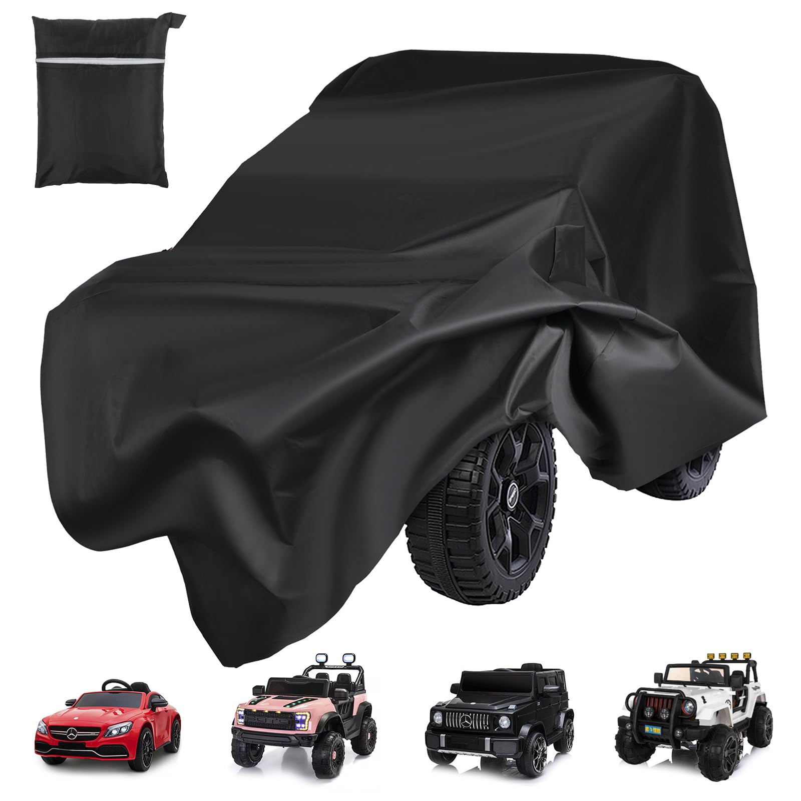 kids ride on toy car cover, universal electric ride on toys car cover, waterproof protective covers for kids' motorized wheeled toy cars