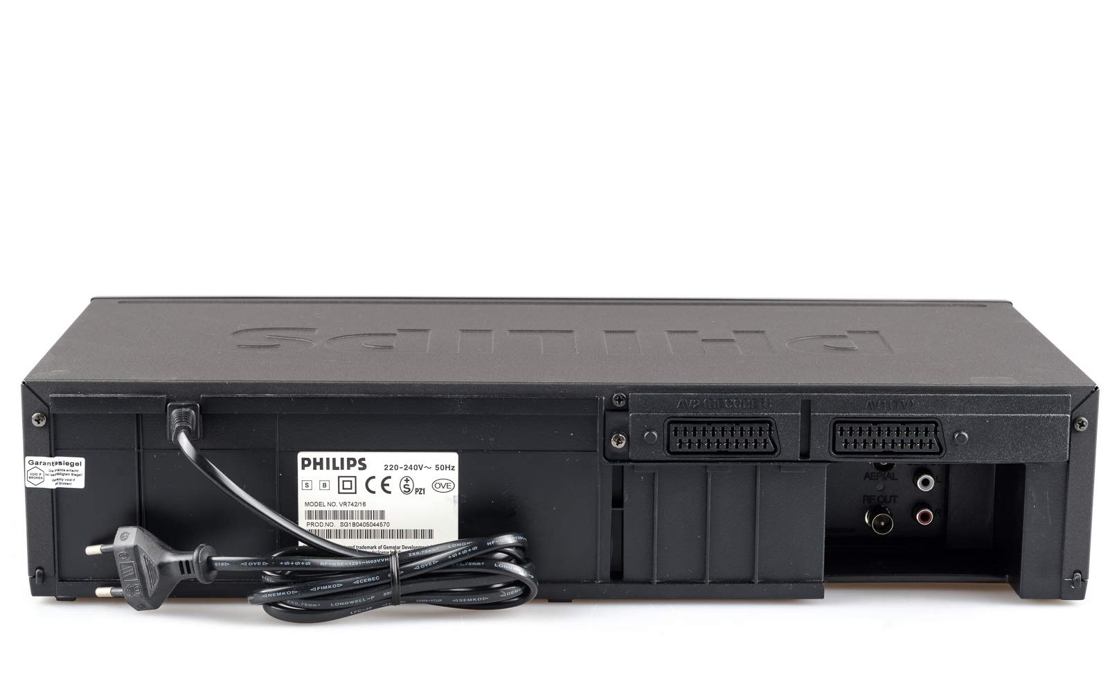 Philips VR 742 HiFi-Videorekorder schwarz