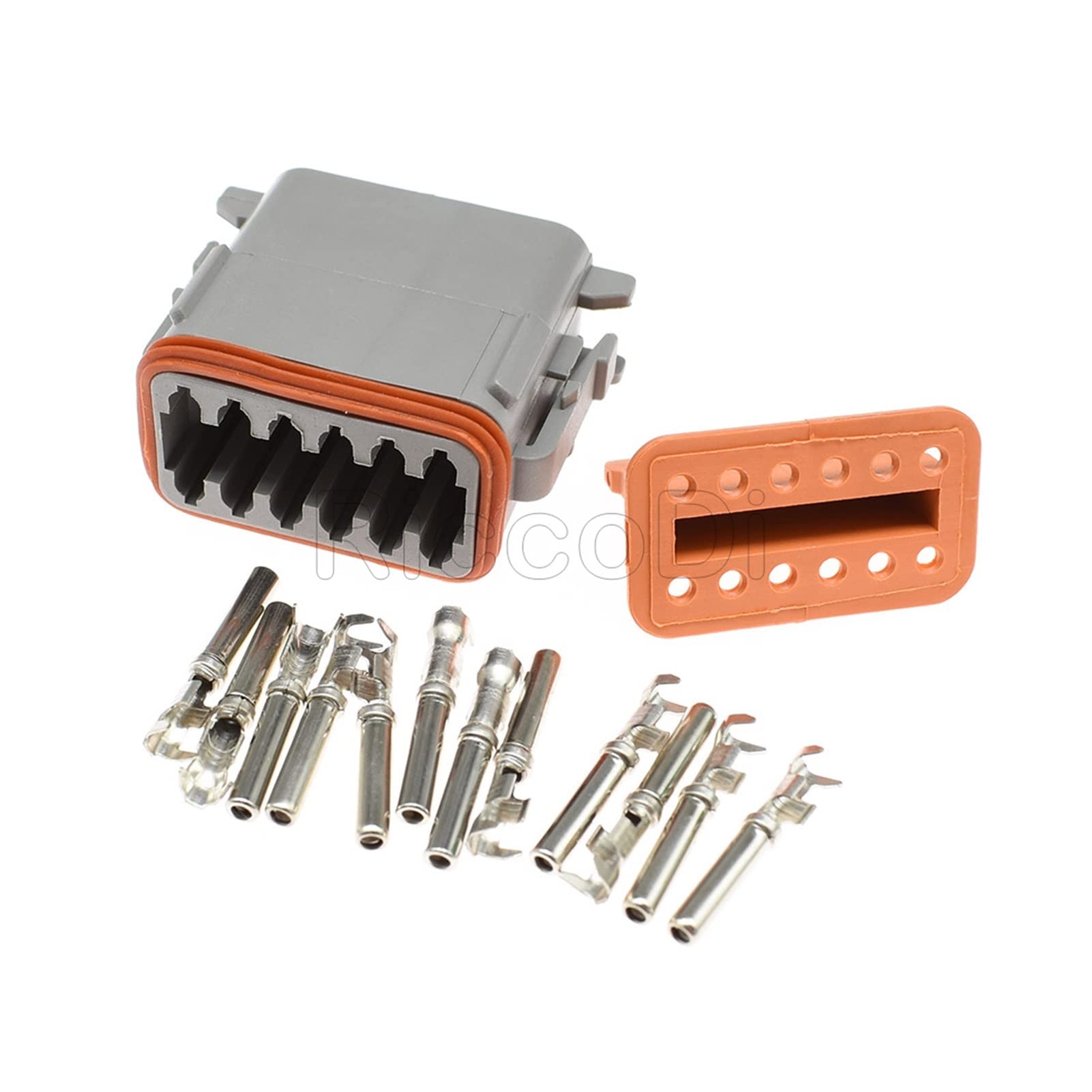 ZXGRfdefa DT connector, Deutsch Series Ways Male Female Waterproof Electrical Wire Connector