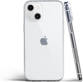 totallee Clear iPhone 13 Mini Case, Thin Cover Ultra Slim Minimal - for Apple iPhone 13 Mini 2021 Transparent
