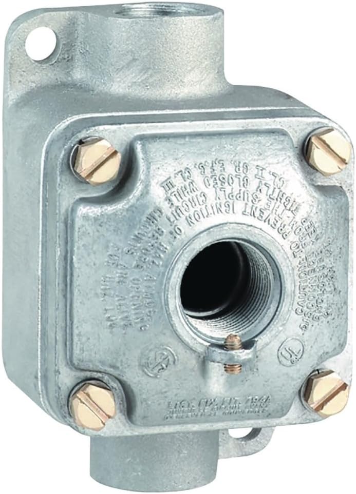 Hubbell Killark JLC-11 Explosion Proof Conduit Junction Box size 1/2