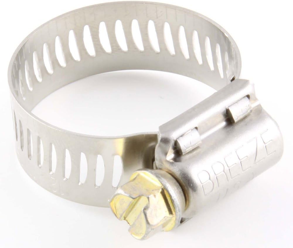 13/16-1 3/4 Worm-Drive Hose Clamps, SAE 20 - (pack of 10)