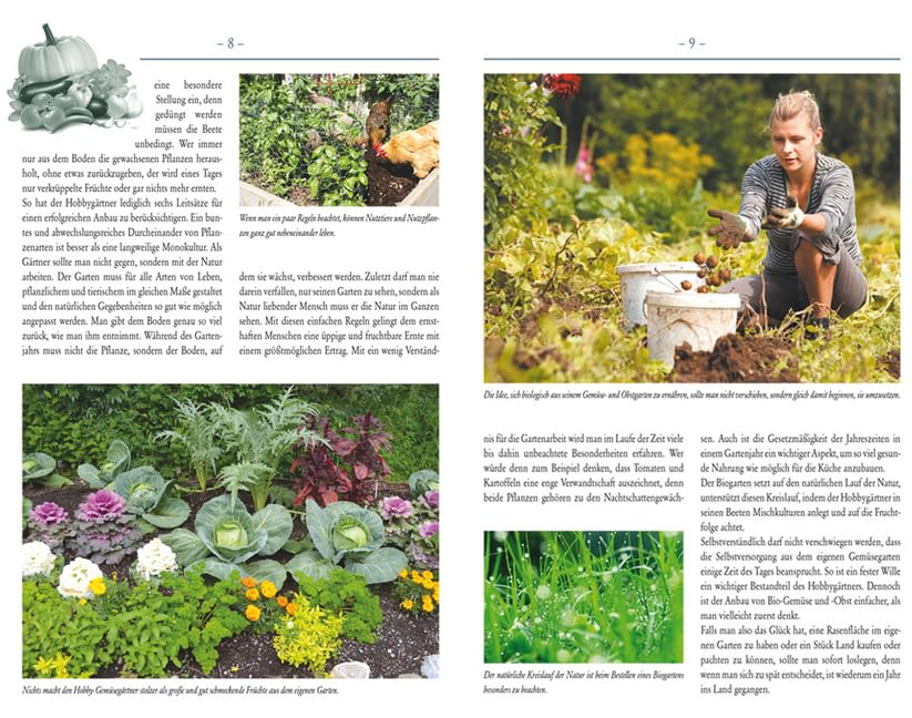 Bio Garten: Mit Liebe gepflegt und geerntet. Anleitungen für den Anbau von leckerem Bio-Obst und Bio-Gemüse