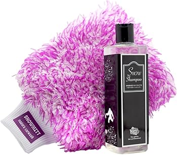 Amazon | ながら洗車 スノーシャンプー ミットセット『 洗車傷を限り