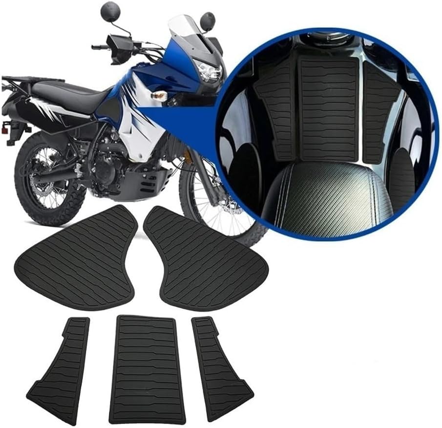 Gas Tank Sticker for Kawasaki KLR 650 KLR650 2008-2018 Motorcycle Accessories Tank Pad Anti-Slip Scratch-Resistant Protector Sticker,B