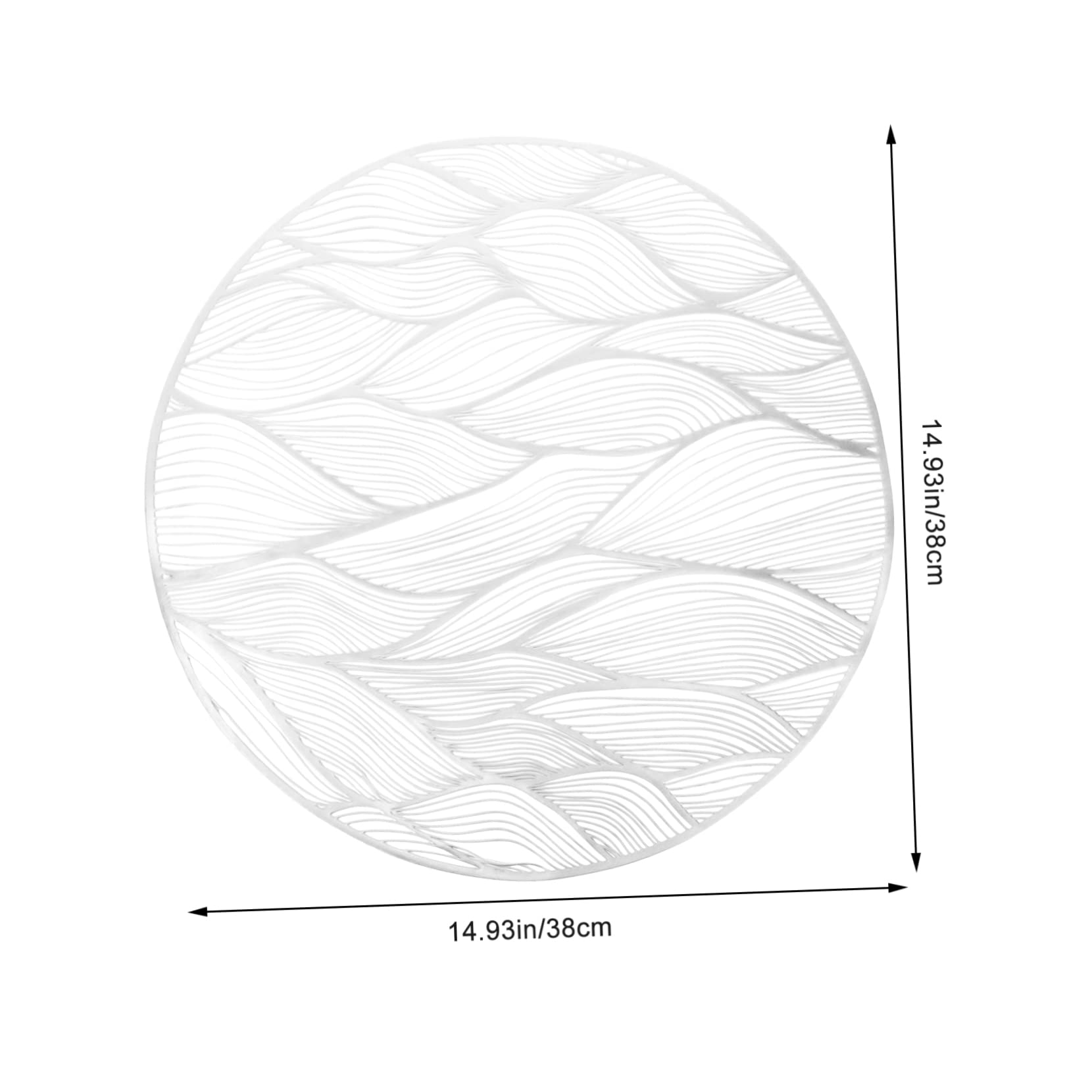 HEALLILY 2pcs Non- PVC Wear-Resistant Insulated Cup Mats for Household Use Table Protectors Elegant Dining Table Accessories for Indoor and Outdoor Settings